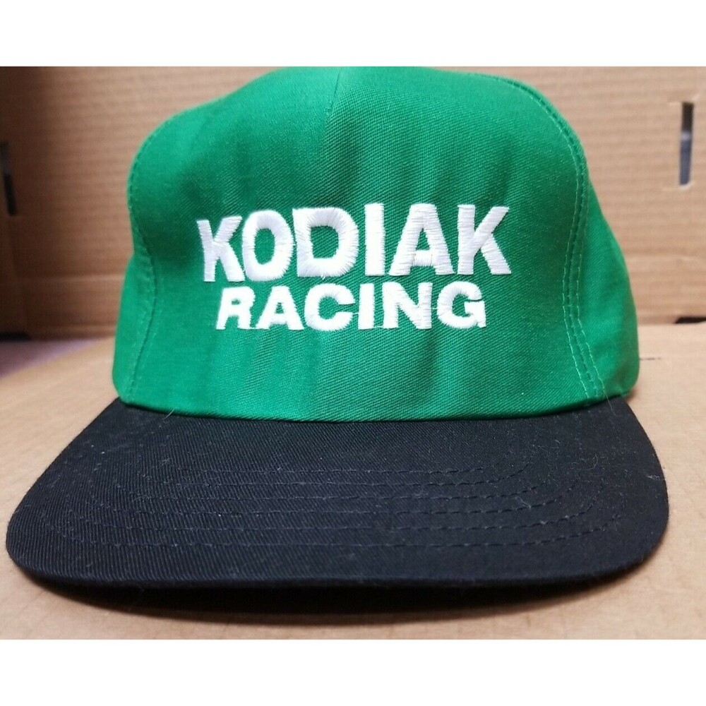 Vintage Kodiak Racing Trucker Baseball Hat Green
